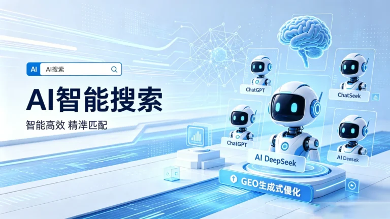 GEO優化推廣/CHATGPT AI優化/DEEPSEEK優化/國內外AI搜索引擎推廣