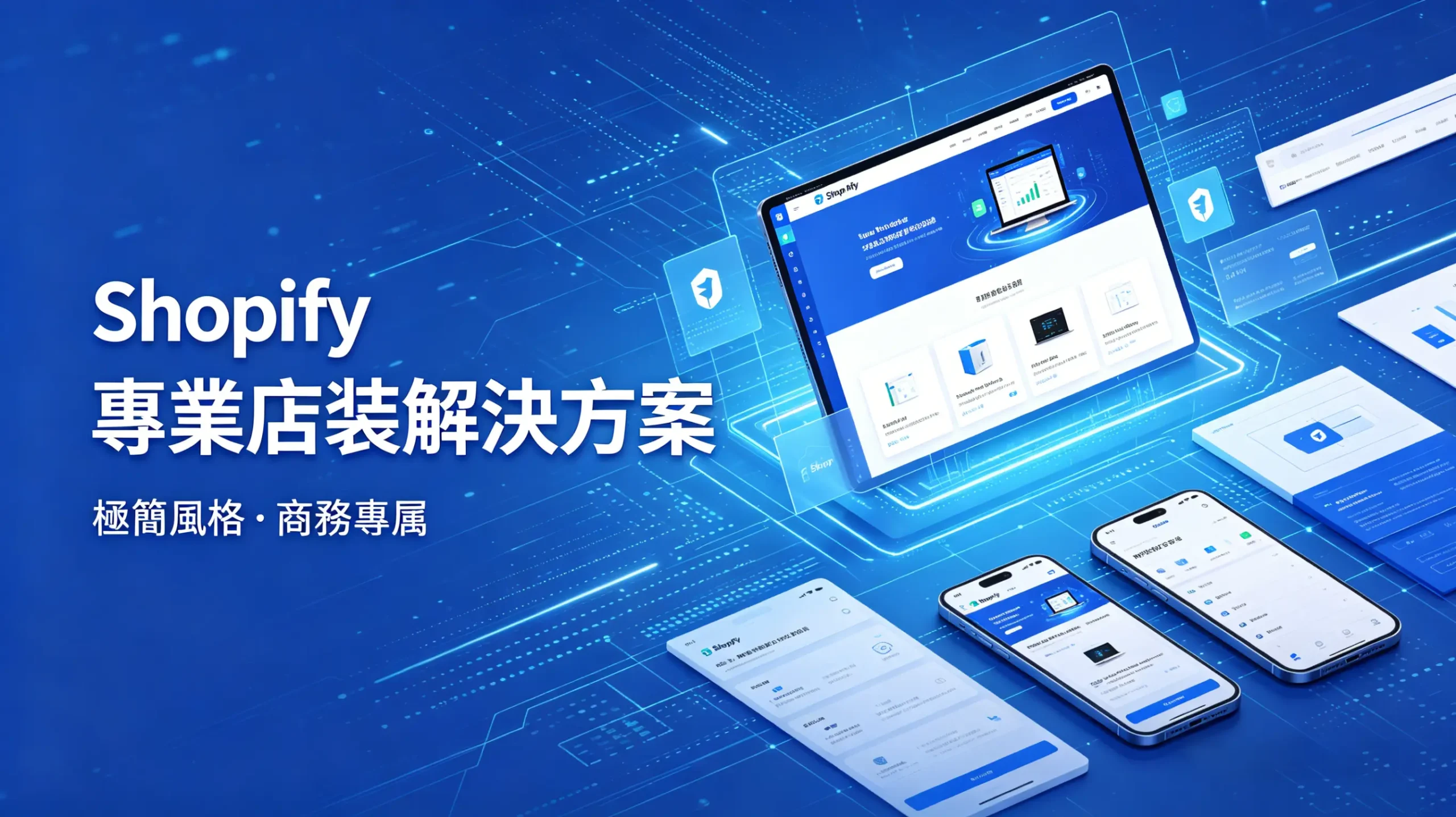 shopify店鋪裝修/基礎設計/裝修搭建/資料填充/客製化設計